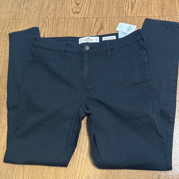 Hollister Original High Rise Jean Leggings, Black, Size 15L, NWT - Picture 2 of 10